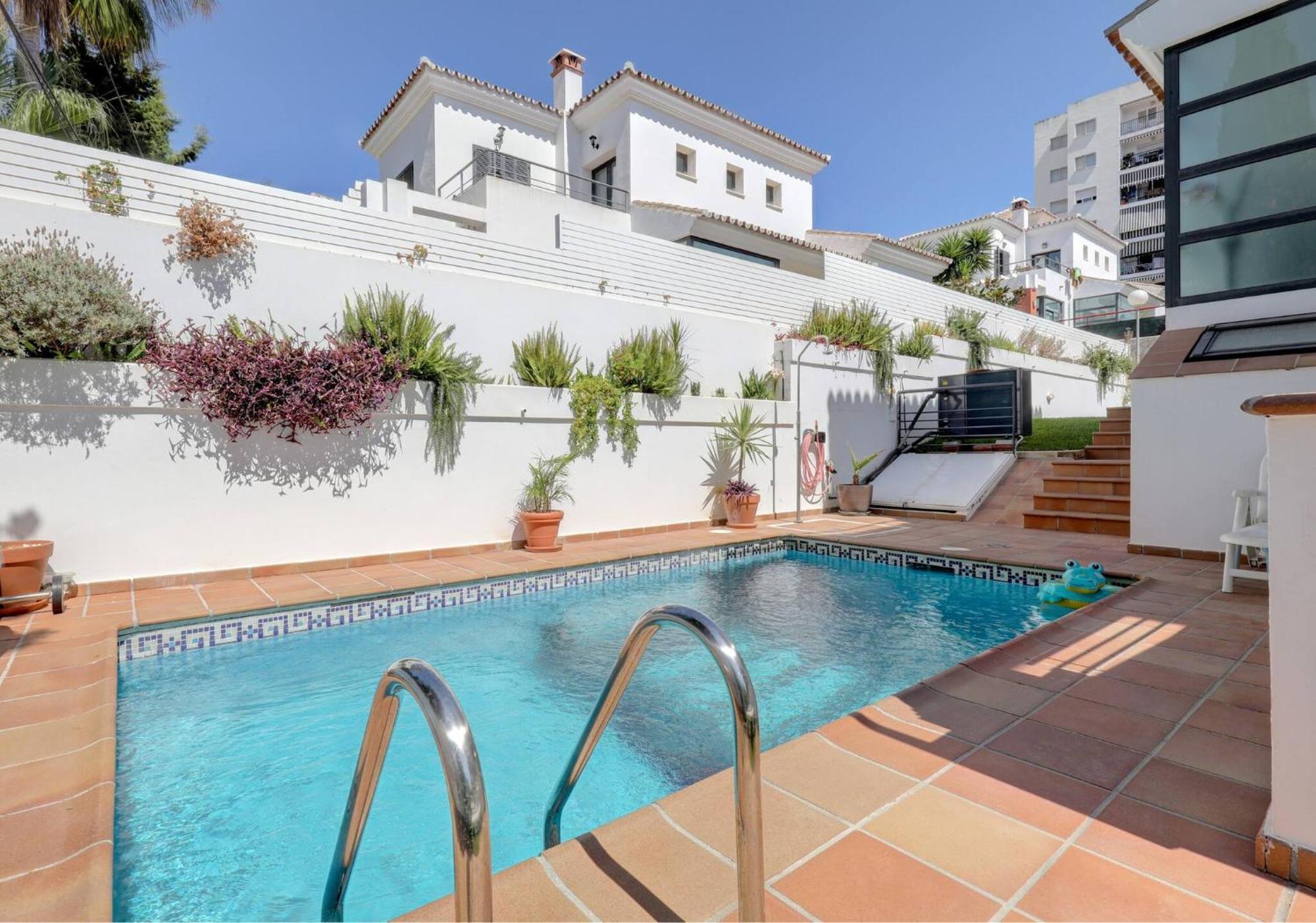 011 Bright And Spacious Villa With Private Pool Benalmádena Exteriör bild